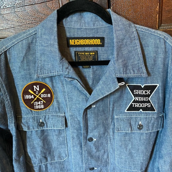 Neighborhood men’s chambray shirt - Picture 5 of 8